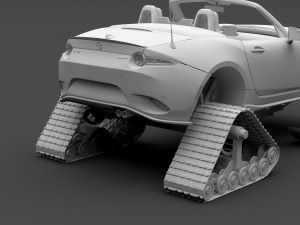 mazda mx 5 maita club ski 2018 3D Model