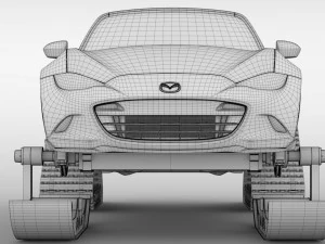 mazda mx 5 maita club ski 2018 3D Model