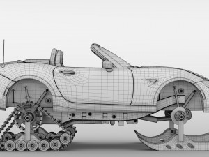 mazda mx 5 maita club ski 2018 3D Model