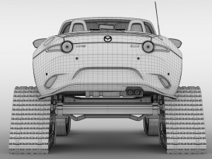 mazda mx 5 maita club ski 2018 3D Model