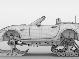 mazda mx 5 maita club ski 2018 3D Model