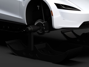 tesla roadster ski 2018 3D Модель