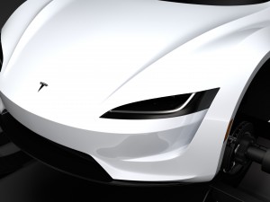 tesla roadster ski 2018 3D Модель