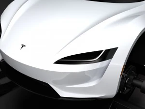tesla roadster ski 2018 3D Model