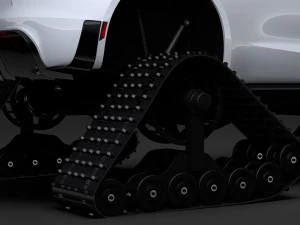 tesla roadster ski 2018 3D Model