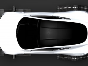 tesla roadster ski 2018 3D Модель