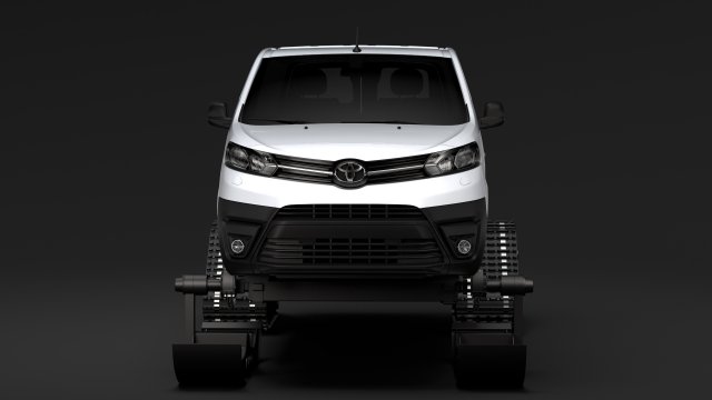 toyota proace van ski 2018 Modelo 3D .c4d .max .obj .3ds .fbx .stl .blend 
