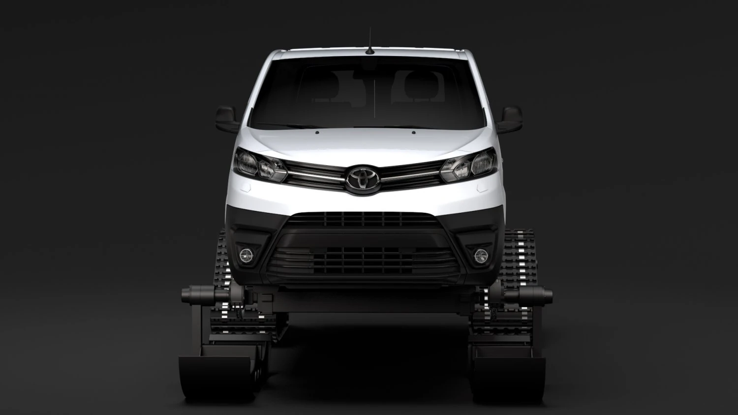 toyota proace van ski 2018 3D Model .c4d .max .obj .3ds .fbx .stl .blend