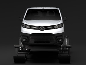 toyota proace van ski 2018 3D Model