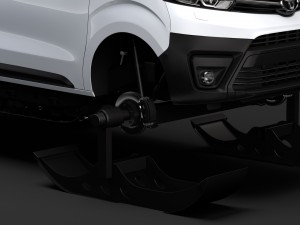 toyota proace van ski 2018 Modelo 3D