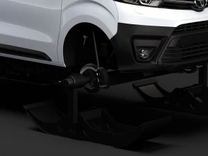 toyota proace van ski 2018 3D Model
