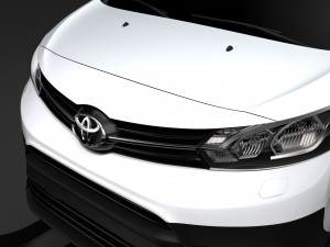 toyota proace van ski 2018 Modelo 3D