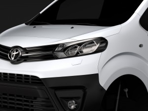 toyota proace van ski 2018 Modelo 3D