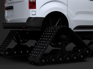 toyota proace van ski 2018 Modelo 3D