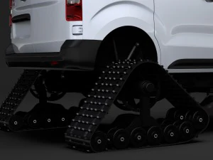toyota proace van ski 2018 3D Model