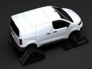 toyota proace van ski 2018 Modelo 3D