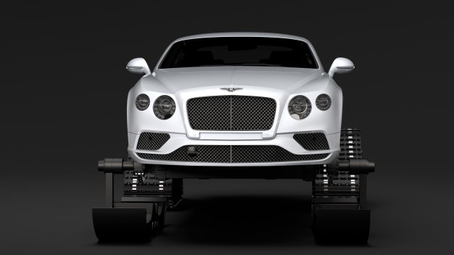 bentley continental gt ski 2018 3D-Modell .c4d .max .obj .3ds .fbx .stl .blend 