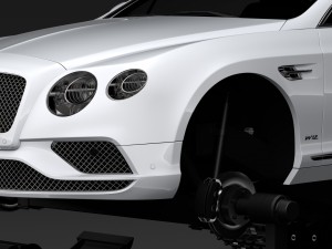 bentley continental gt ski 2018 3D-Modell