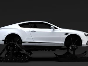 bentley continental gt ski 2018 3D Model