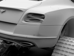 bentley continental gt ski 2018 3D Model