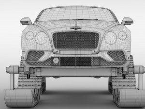 bentley continental gt ski 2018 3D-Modell