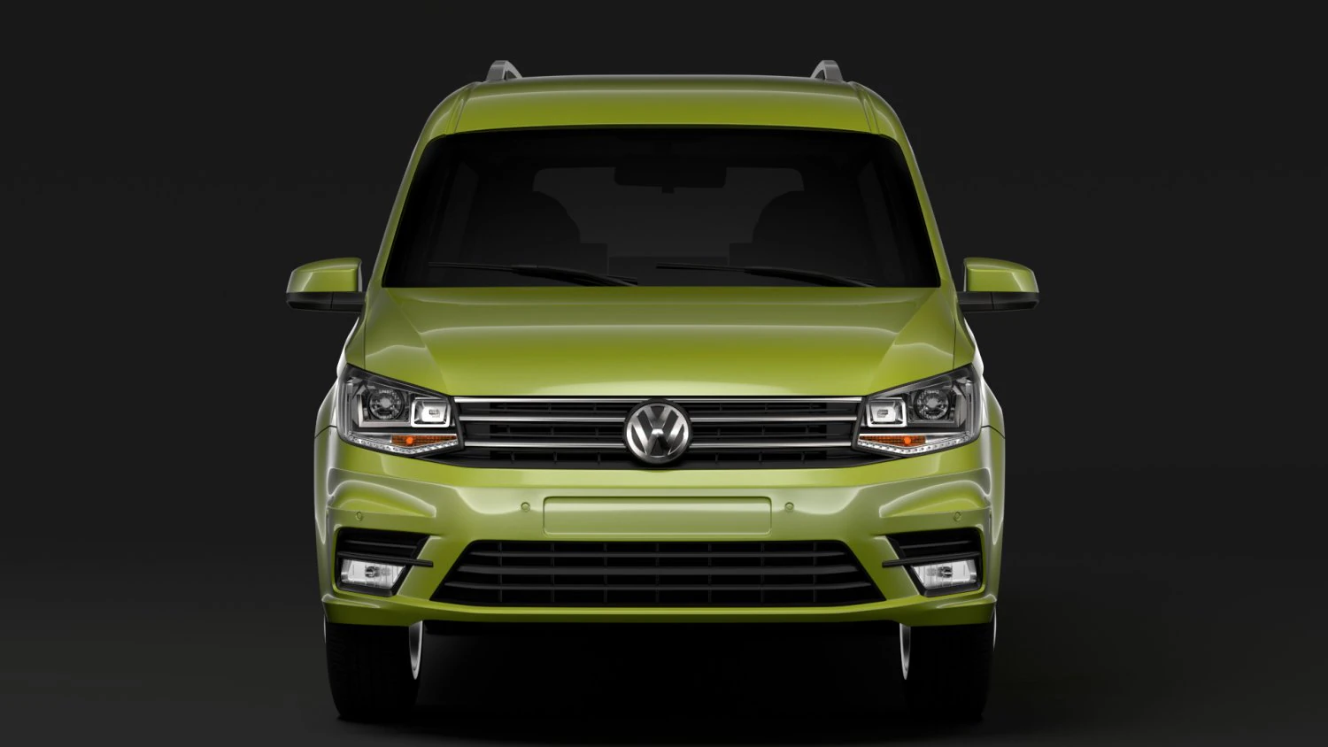 volkswagen caddy maxi 2018 3D Model .c4d .max .obj .3ds .fbx .stl .blend