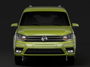 volkswagen caddy maxi 2018 3D Model