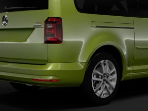 volkswagen caddy maxi 2018 3D Model