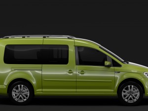 volkswagen caddy maxi 2018 3D मॉडल