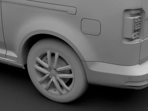 volkswagen caddy maxi 2018 3D Model