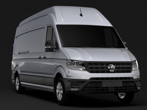 wv crafter van l3h3 2018 3D Model
