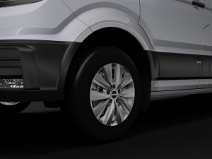 wv crafter van l3h3 2018 3D Model
