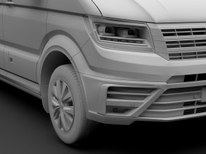 wv crafter van l3h3 2018 3D Model