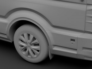 wv crafter van l3h3 2018 3D Model