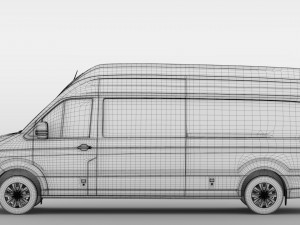 wv crafter van l3h3 2018 3D Model