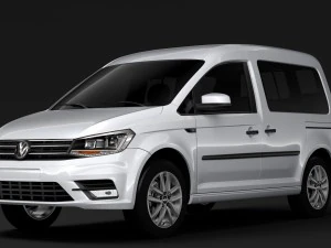 caddy volkswagen 2018 Modello 3D