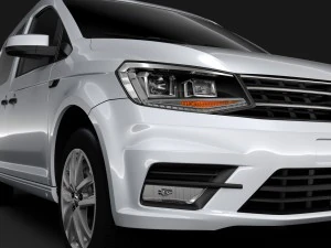 caddy volkswagen 2018 Modello 3D