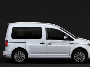 volkswagen caddy 2018 3D Model