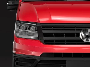 vw クラフター l3h3 ウィンドウバン 2018 3Dモデル