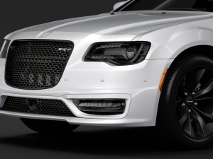 chrysler 300 srt lx2 2018 3D-Modell