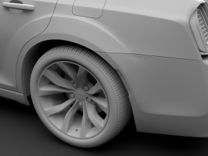 chrysler 300 srt lx2 2018 3D-Modell