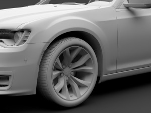 chrysler 300 srt lx2 2018 3D-Modell