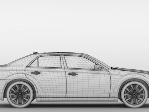 chrysler 300 srt lx2 2018 3D-Modell
