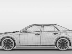 chrysler 300 srt lx2 2018 3D-Modell