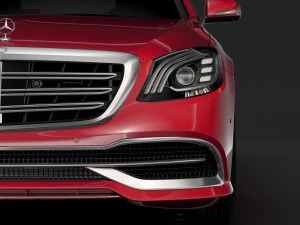 Мерседес Майбах S 560x222 2018 3D Модель