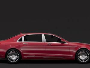 mercedes maybach s 560 x222 2018 3D Model