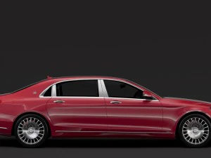 mercedes maybach s 560 x222 2018 3D Model