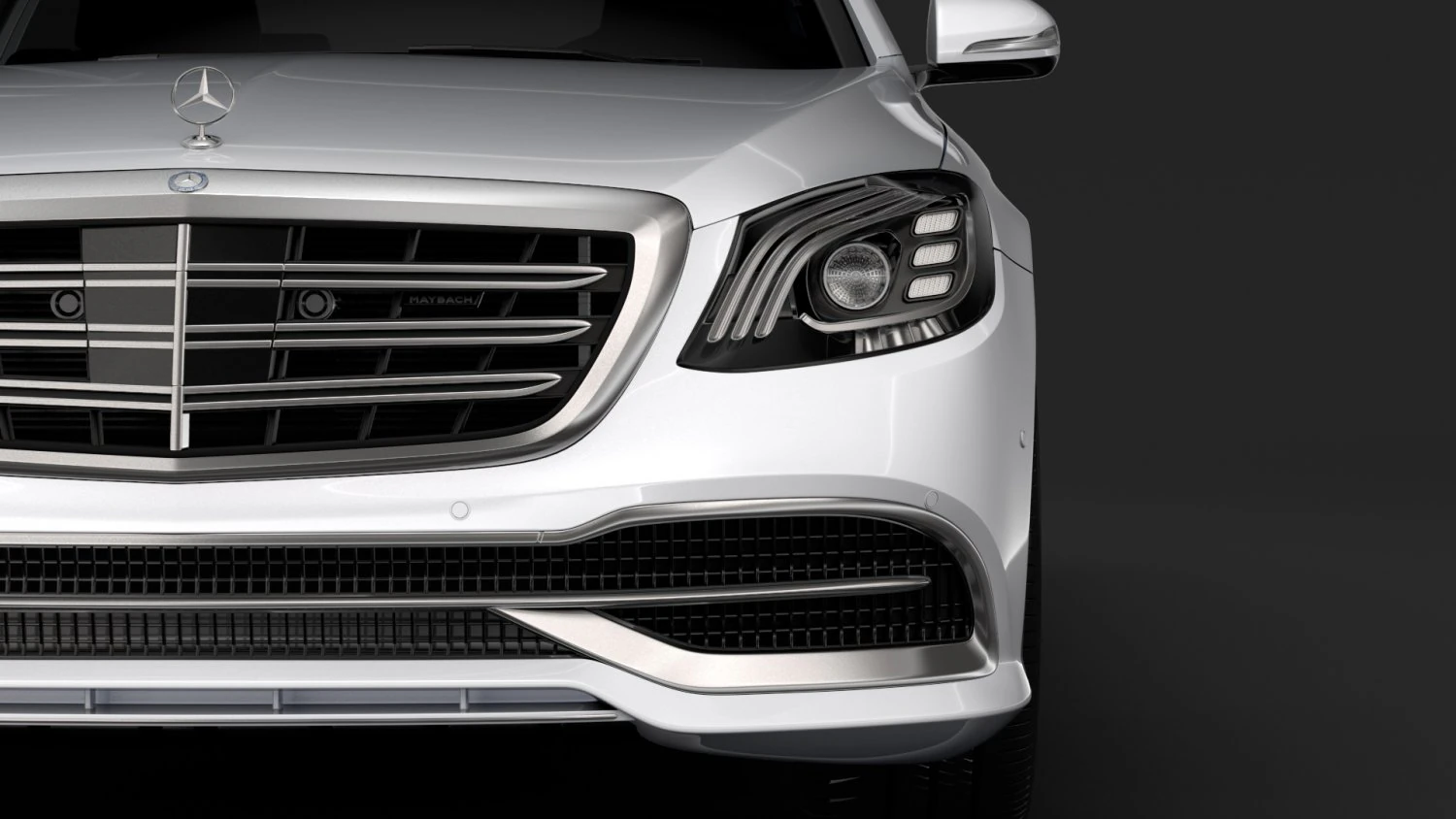 mercedes maybach s 650 x222 2018 3D Model .c4d .max .obj .3ds .fbx .stl .blend 