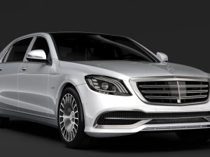 mercedes maybach s 650 x222 2018 3D Model