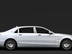 mercedes maybach s 650 x222 2018 3D Model